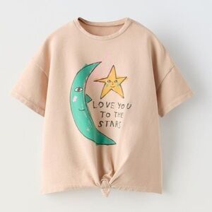 NWT Zara organic cotton t shirt 2Y (18-24M)